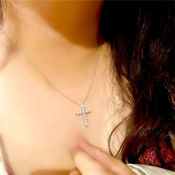 Jewelry - Necklace Pendant S925 Cross Cubic Zirconia